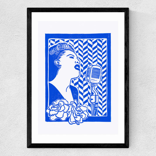 Lady Day Medium Black Frame