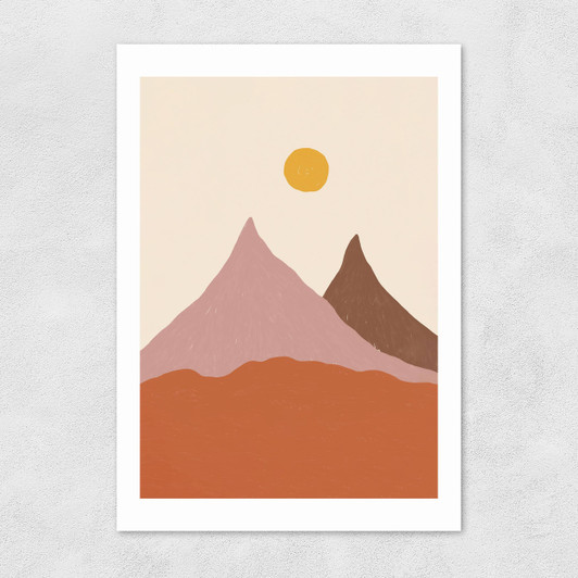 Acrylic Landscape II Unframed Print