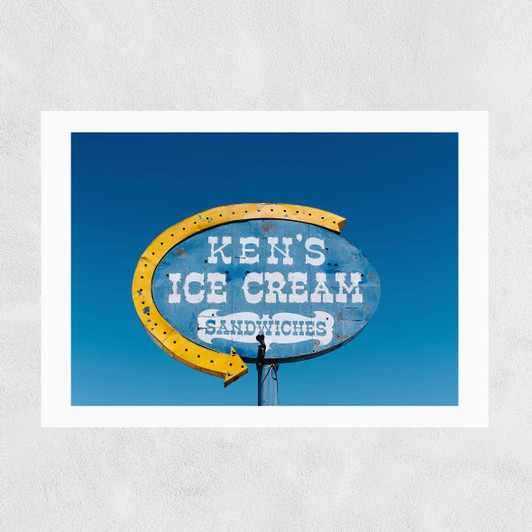 New Mexico Ice Cream Unframed Print