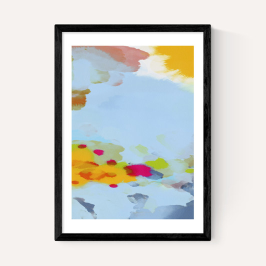 Red Poppies Field Abstract I