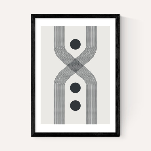 Abstract Lines Circle by The Crayon Studio