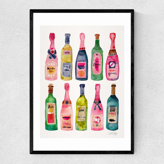 Champagne by Cat Coquillette Narrow Black Frame