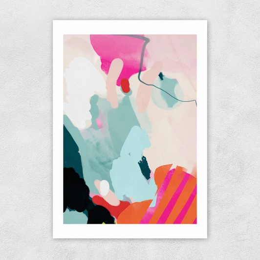 Lune Pink Sky I Unframed Print