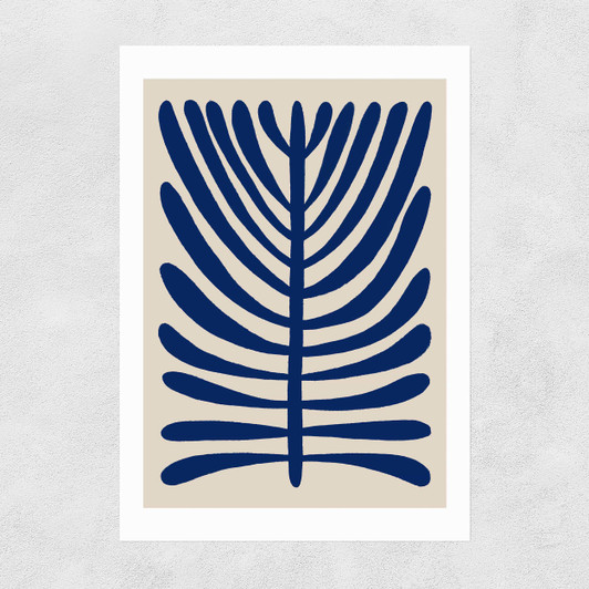 One Hundred-Leaved Plant II Unframed Print