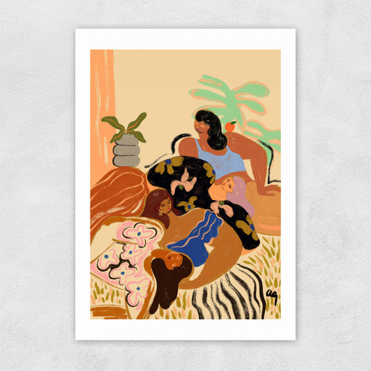 Cozy Wozy Unframed Print