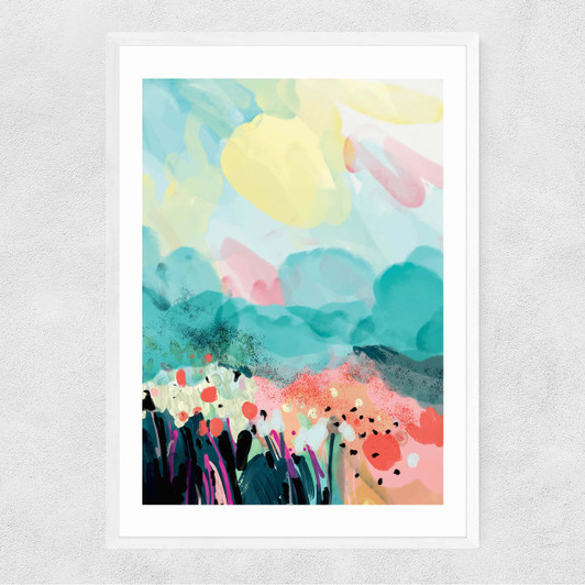 Early Morning by Ana Rut Bre Narrow White Frame