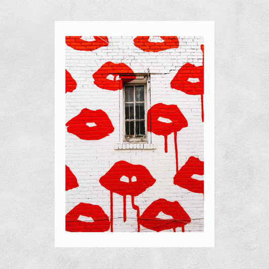 Pucker Up Unframed Print
