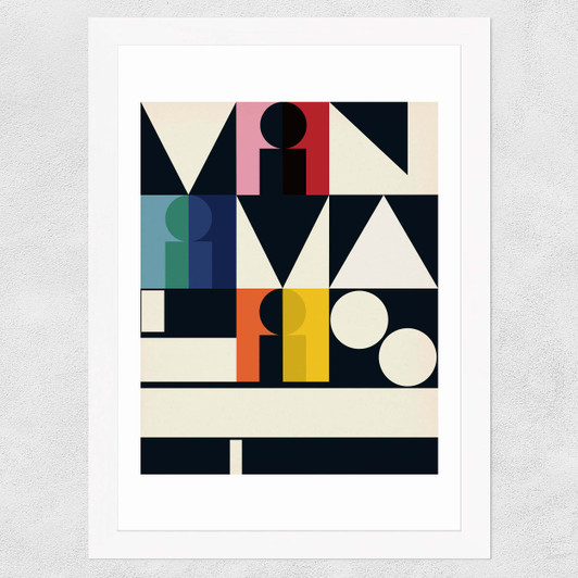 Minimalist by Deltanova Wide White Frame