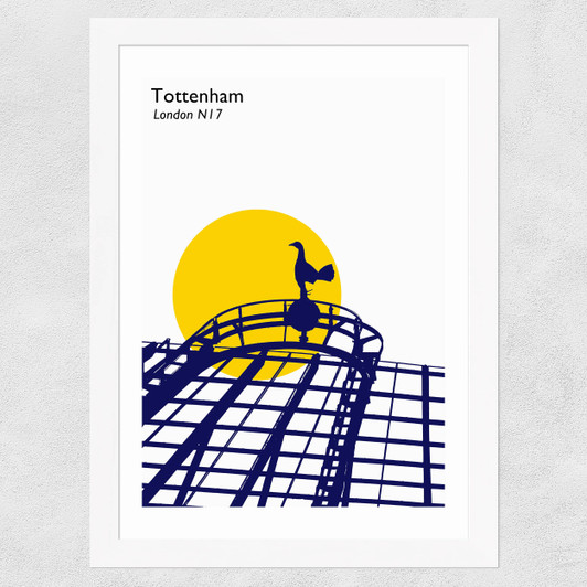 Tottenham Hotspur Wide White Frame