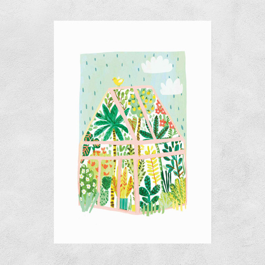 Greenhouse by Darcie Olley Unframed Print