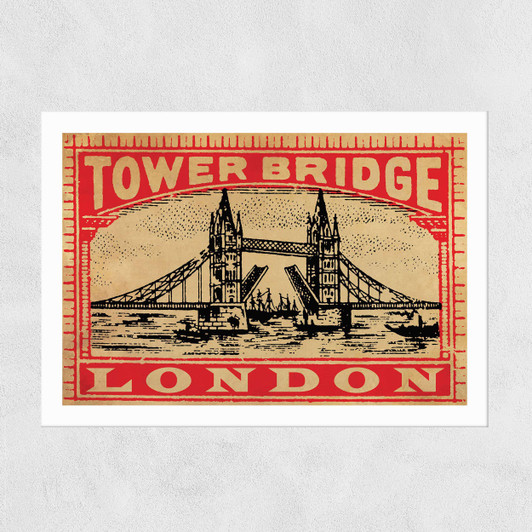 Tower Bridge by Indieprints Unframed Print