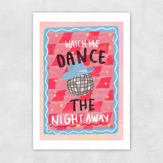 Dance The Night Unframed Print