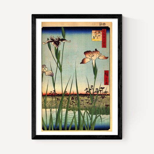 Horikiri Iris Garden by Hiroshige