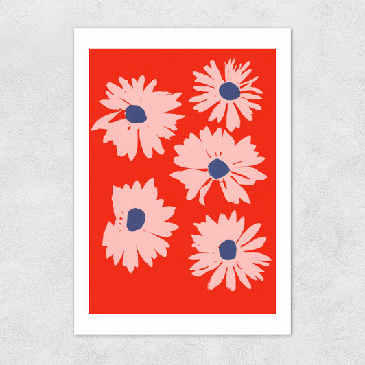 Daisies IV Unframed Print
