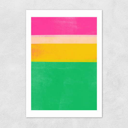 Stripe Study 15 Unframed Print