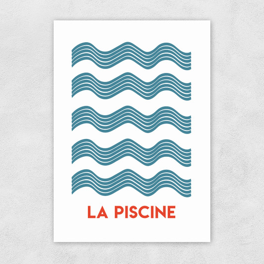 La Piscine Unframed Print