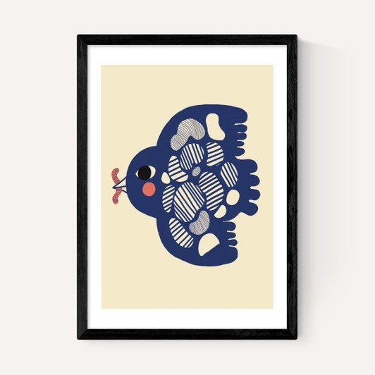 Bird With Worm