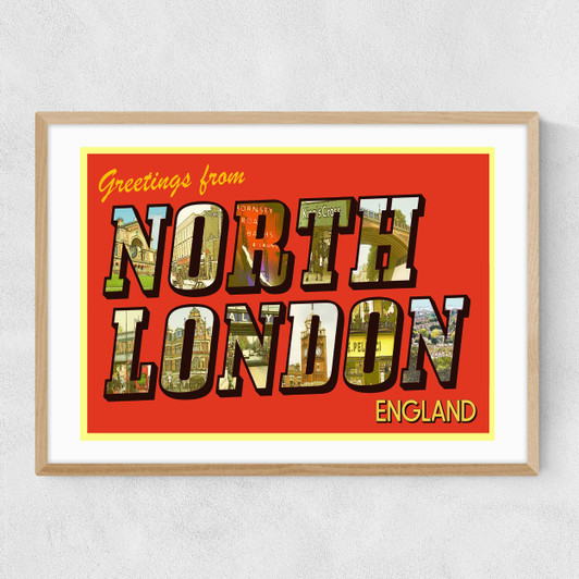 North London Narrow Oak Frame