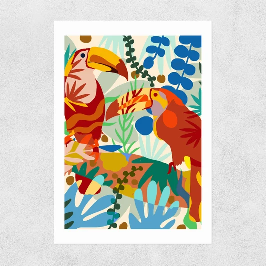 A Toucan of My Affection Unframed Print