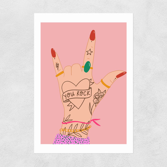 You Rock by Emmy Lupin Studio Unframed Print