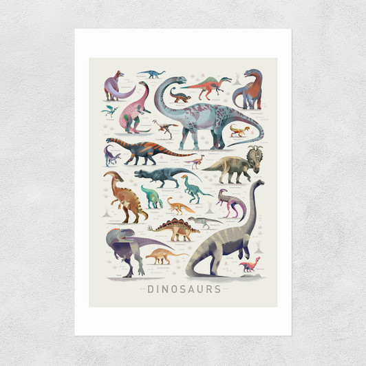 Dinosaurs by Dieter Braun Unframed Print
