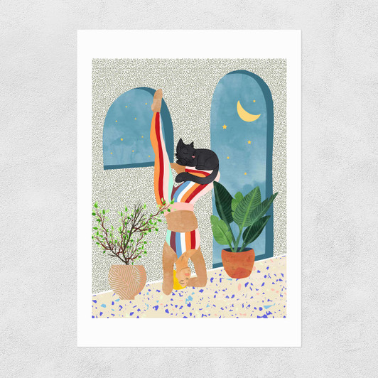 Headstand Unframed Print