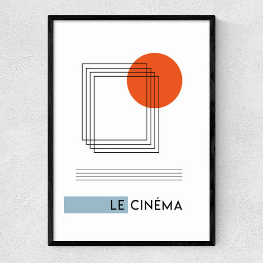 Le CinèMa Narrow Black Frame