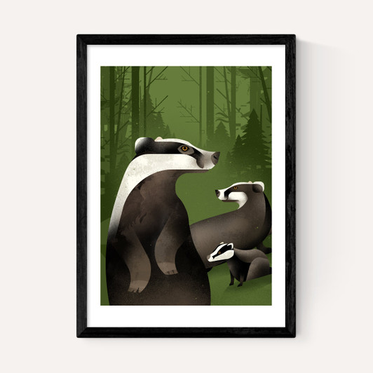 Badgers by Dieter Braun