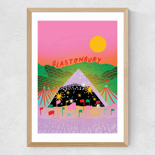 Glasto Medium Oak Frame