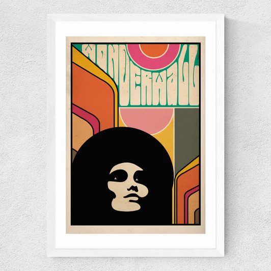 Wonderwall Medium White Frame