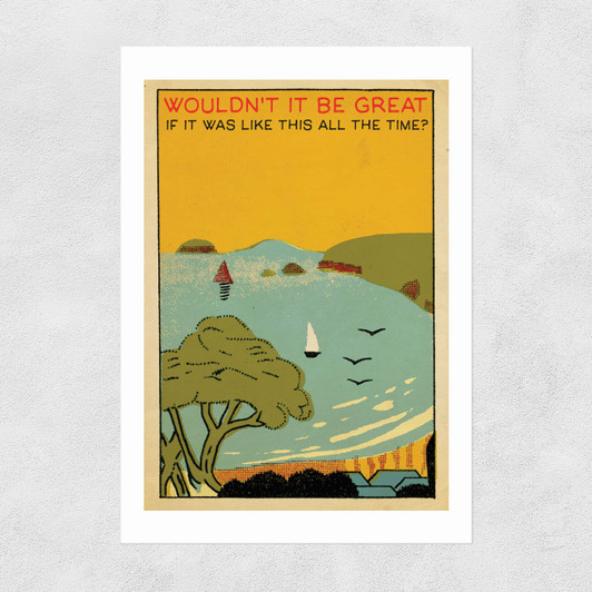 Coney Island by Indieprints Unframed Print