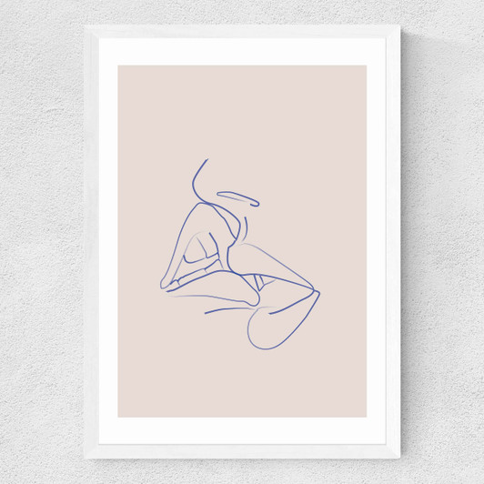 Le Kiss Medium White Frame