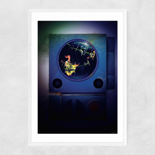 Visions of War - R2-D2 Narrow White Frame