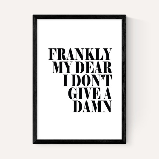 Frankly My Dear