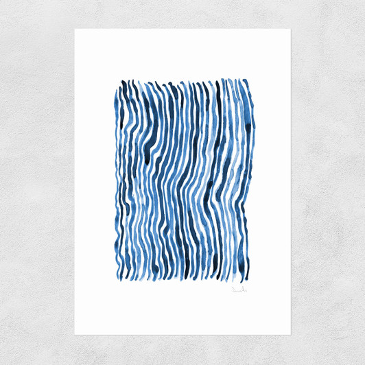 Blue Set 2 Unframed Print