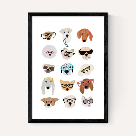 Dogs in Glasses
