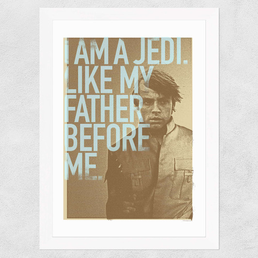 Skywalker - Star Wars Wide White Frame