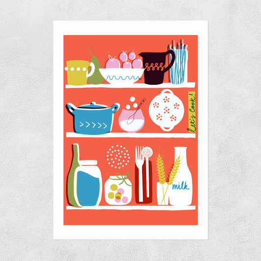 Let's Cook Unframed Print