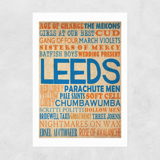 Leeds Music Unframed Print