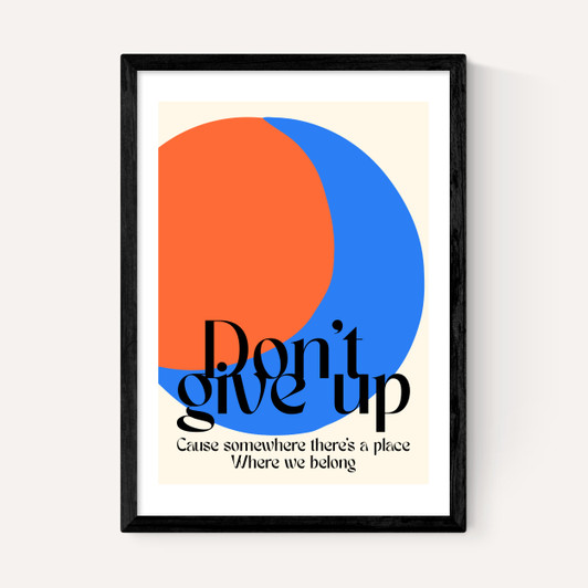 Don'T Give Up
