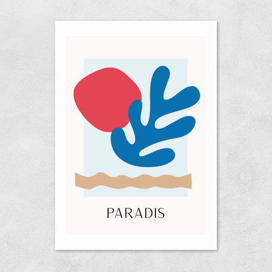 Paradis Unframed Print