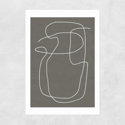 Line Abstract II Unframed Print