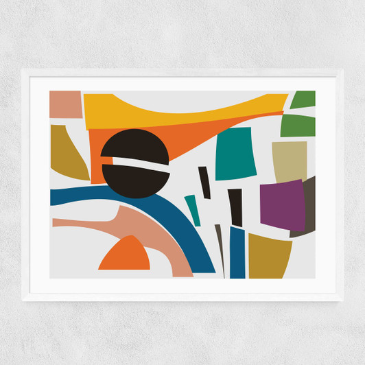 Mid One Narrow White Frame