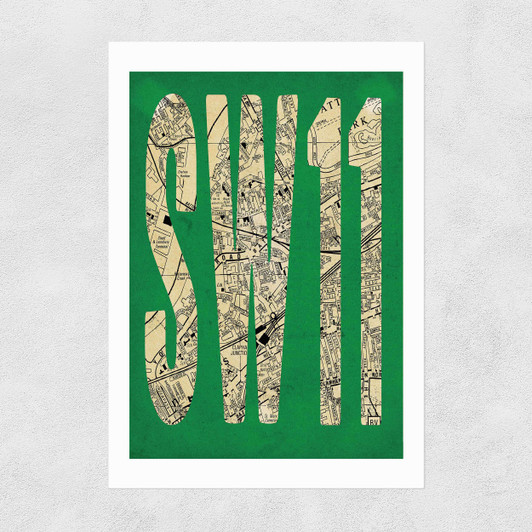 SW11 Postcode Map