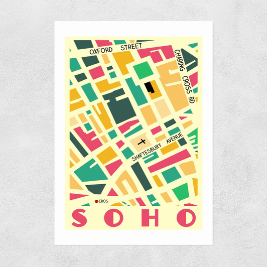 Soho Unframed Print