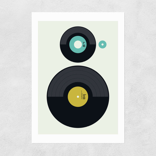 LPvsEP Unframed Print