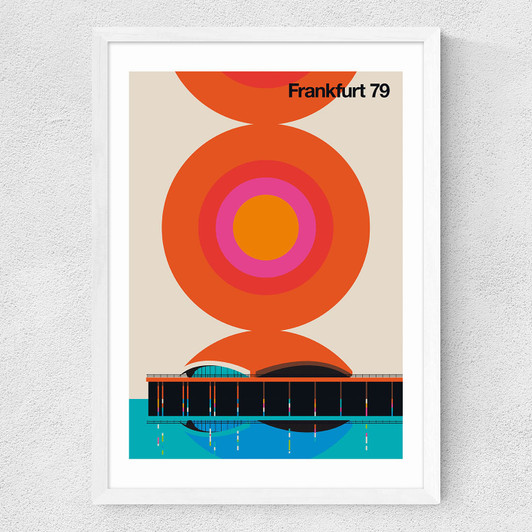 Frankfurt 79 Medium White Frame