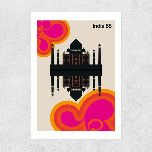 india 68 Unframed Print