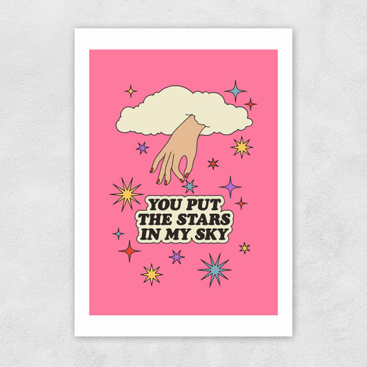 Stars In My Sky Unframed Print