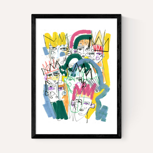 Abstract Kings And Queens